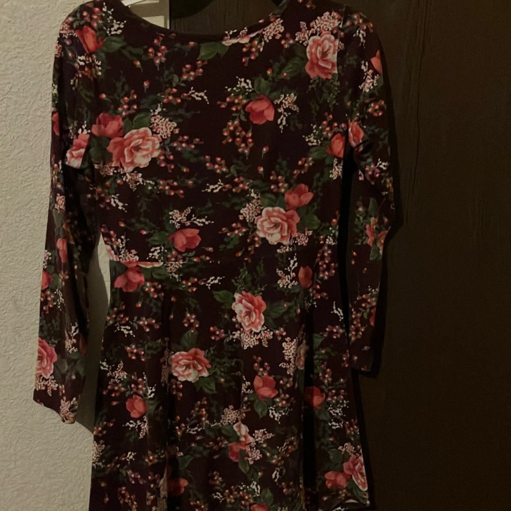 Floral Long Sleeve Dress